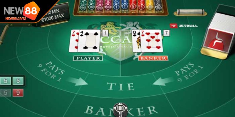 Ba lựa chọn cược phổ biến khi chơi Baccarat
