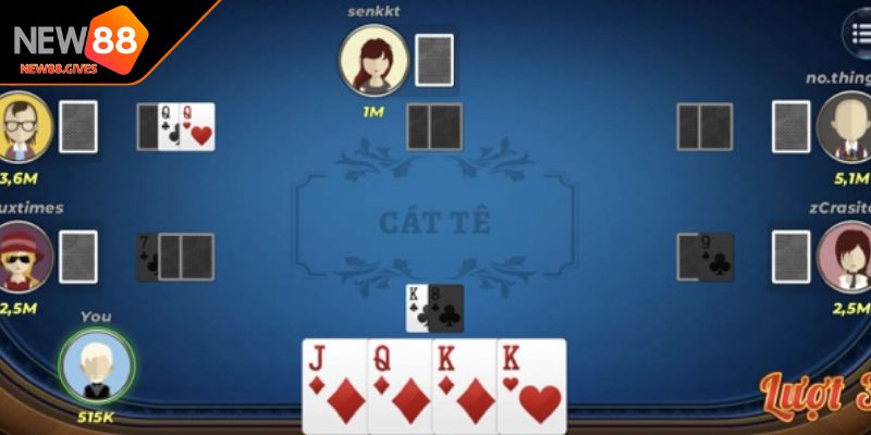 Từng bước trong cách chơi bài Cát Tê online tại NEW88
