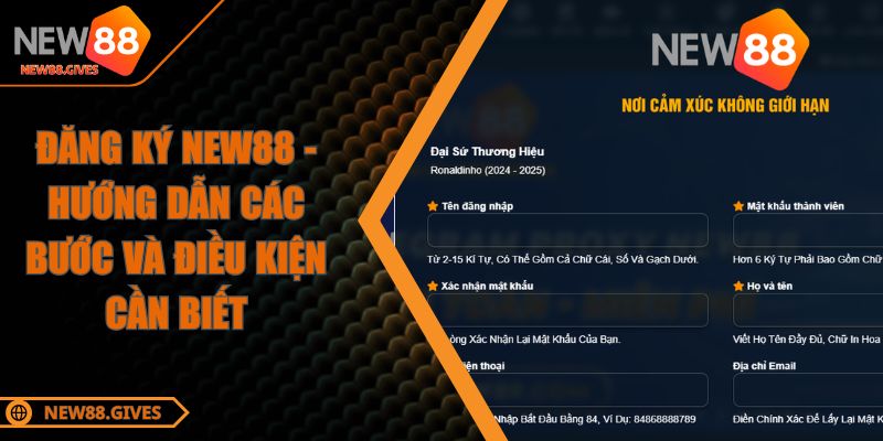 Đăng Ký NEW88 - Hướng Dẫn Các Bước Và Điều Kiện Cần Biết